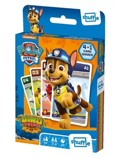 Cartamundi Shuffle Paw Patrol 4w1 Nowa - Gry planszowe - miniaturka - grafika 1