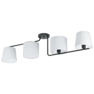 Oprawy, klosze i abażury - Lampa sufitowa MAROJALES 1 4 E27 - czarny/biały - miniaturka - grafika 1