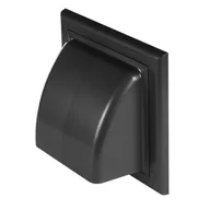 Kratki wentylacyjne - Osłona wywiewna kanału okrągłego Ø150 grafit - miniaturka - grafika 1