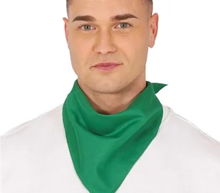 FIESTAS GUIRCA Zielony szalik dla dorosłych Unisex - Uniwersalny dodatek tekstylny na imprezę kostiumową i karnawałową - Idealny do uzupełnienia kostiumów piratów, dżinsów lub bandytów - zielony - Apaszki i szaliki damskie - miniaturka - grafika 1