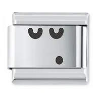 Charmsy - Murrano ITALIAN CHARMS Symbole Emocje Buźka Całus IH-169 - miniaturka - grafika 1