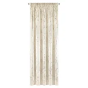 Zasłony - Zasłona welwetowa Naira kremowa 140 x 270 cm na taśmie - miniaturka - grafika 1