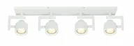 Lampy sufitowe - Alenis - listwa 4 płomienna biała 823314-01 - miniaturka - grafika 1