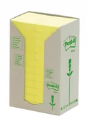Etykiety samoprzylepne i bloki etykiet - Post-It Karteczki EKO żółty 653-1T 38x51mm op.24 - miniaturka - grafika 1