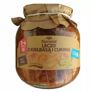 Dworek Leczo z Cukinia i kiełbasą 700g - Szybkie dania obiadowe - miniaturka - grafika 1