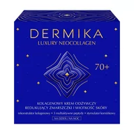 Kremy do twarzy - Dermika Luxury Neocollagen 70+ kolagenowy krem odżywczy do redukcji zmarszczek i wiotkości skóry na dzień i na noc 50ml - miniaturka - grafika 1