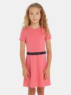 Sukienki i spódniczki dla dziewczynek - Sukienka codzienna Tommy Hilfiger - miniaturka - grafika 1