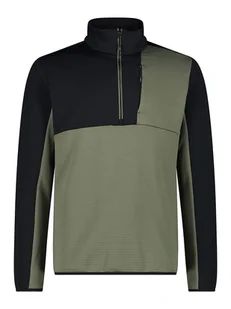 CMP Bluza polarowa w kolorze zielono-czarnym - Odzież trekkingowa męska - miniaturka - grafika 1