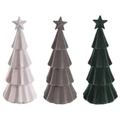 Ozdoby bożonarodzeniowe - Figurka flokowana Choinka 19 cm - miniaturka - grafika 1