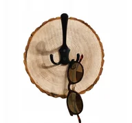 Dekoracje domu - Woodsondeko wieszak z plastra drewna M - ręcznie robiony, wyjątkowa dekoracja z drewna do domu - miniaturka - grafika 1