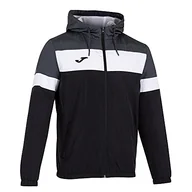 Kurtki męskie - Joma Crew IV męska kurtka przeciwdeszczowa, czarna/antracyt, S - miniaturka - grafika 1
