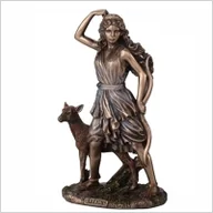 Figurki dekoracyjne - GRECKA BOGINI ARTEMIS VERONESE WU78098A4 - miniaturka - grafika 1