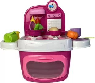 Walizkowa Kuchnia z wyposażeniem dla dziewczynek - Zabawki AGD - miniaturka - grafika 1