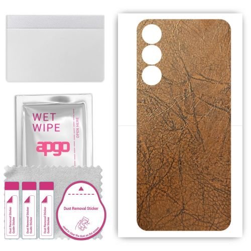 folia naklejka skórka strukturalna na TYŁ do Meizu 21 - Skóra Vintage - apgo SKINS