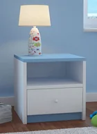 Szafy i szafki dla dzieci - Elior Szafka nocna dla chłopca Happy 4X - niebieska - miniaturka - grafika 1