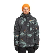 Kurtki narciarskie - Kurtka snowboardowa męska Quiksilver Mission Printed - miniaturka - grafika 1