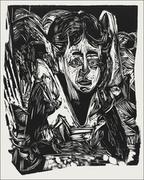 Plakaty - Girl Dreaming, Ernst Ludwig Kirchner - plakat 30x40 cm - miniaturka - grafika 1