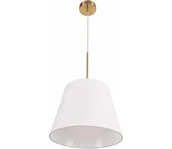 Lampy sufitowe - Żyrandol na lince ELENA 1xE27/20W/230V białe - miniaturka - grafika 1