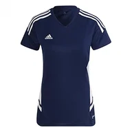 Spodenki damskie - adidas Damski Con22 JSY W Jersey (szorty Sleeve), Tenabl/biały, XS - miniaturka - grafika 1