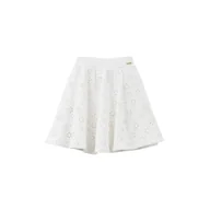 Spódnice - Spódnica dziewczęca Guess biała bawełniana-134 - miniaturka - grafika 1