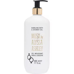 Kosmetyki do kąpieli - Alyssa Ashley : Musk bubbling Bath & prysznicowy z pompką 500 ML (500 ML) 73584 - grafika 1