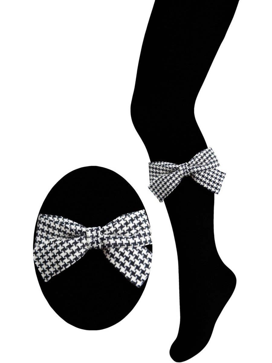 Rajstopy dziecięce bawełniane czarne Milusie r.116/122