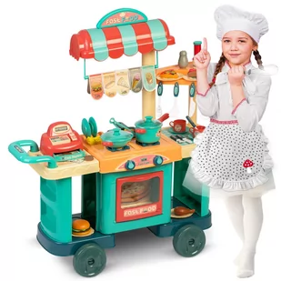 Kuchnia dla dzieci kuchenka duża zestaw z akcesoriami Ricokids - Zabawki AGD - miniaturka - grafika 1