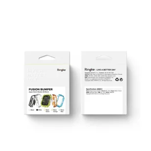 Etui APPLE WATCH 4 / 5 / 6 / 7 / 8 / SE ( 44 / 45 MM) Ringke Fusion Bumper białe - Akcesoria do smartwatchy - miniaturka - grafika 11