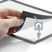 Etykiety samoprzylepne i bloki etykiet - Ramka samoprzylepna DURABLE DURAFRAME A3 granatowy 2 sztuki /487307/ - miniaturka - grafika 1