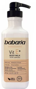Mleko do ciała Babaria Vitamin E Body Milk 500 ml (8410412130103) - Balsamy i kremy do ciała - miniaturka - grafika 1