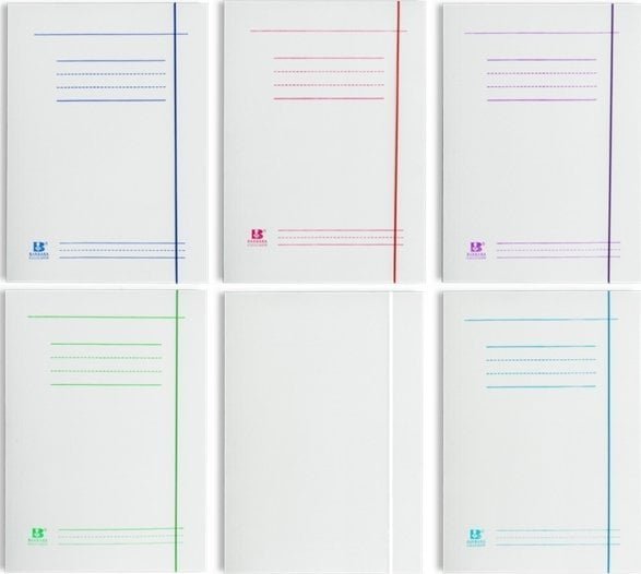 Barbara Teczka z gumką A4 nadruk 0821023N biała karton 350g 25szt