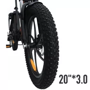 Rowery elektryczne - Składany rower elektryczny FAFREES F20 - 250W 15Ah 20" 25km/h - Czarny - miniaturka - grafika 4