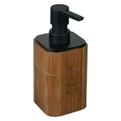 Mydelniczki i dozowniki mydła - Brązowy bambusowy dozownik do mydła 200 ml Serro – Wenko - miniaturka - grafika 1