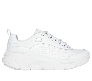 Skechers Damskie trampki D'LUX Walker 2.0 Golden Step, białe, 40 EU, biały, 40 EU - Trampki damskie - miniaturka - grafika 1
