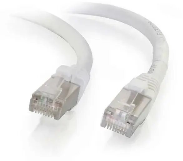 Mercodan Kabel sieciowy RJ-45, Cat.6a, S/FTP, LSZH, biały, 3 m 371919030