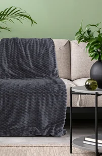 Koc 70 x 160 Flanelowy Design Cindy6 Stal - Koce - miniaturka - grafika 6