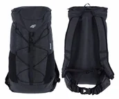 Plecaki - 4F PLECAK TREKKINGOWY LEKKI WYGODNY PRZEWIEWNY POJEMNOŚĆ 25L CZARNY - miniaturka - grafika 1