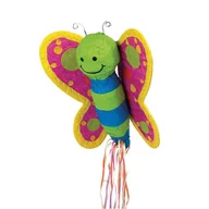 Obrusy i serwetki - Piniata motyl papier/plastik 53,3x53,3x16,5cm - miniaturka - grafika 1