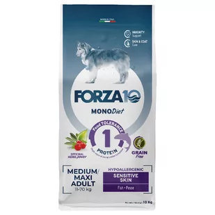 Forza 10 Mono Diet Medium & Large Sensitive Skin, z rybą - 10 kg - Sucha karma dla psów - miniaturka - grafika 1