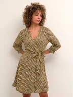 Sukienki - Cream Sukienka codzienna Crtiah Wrap 10611681 Kolorowy Feminine Fit - miniaturka - grafika 1