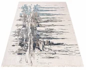 Dywany - Nowoczesny bezowy dywan z frędzlami L3-N32 - miniaturka - grafika 1