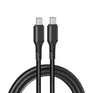 Kable USB - Wzmocniony kabel Ampere USB typ-C - USB typ-C - eXtremestyle® - 1 m - czarny - miniaturka - grafika 1