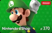 Kody i doładowania cyfrowe - NINTENDO E-KOD Kod aktywacyjny NINTENDO eShop Card 370 PLN - miniaturka - grafika 1