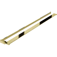 Akcesoria do armatury i ceramiki - Mexen półka do ścianki prysznicowej z relingiem na ręczniki, złota - 800-02-50 - miniaturka - grafika 1