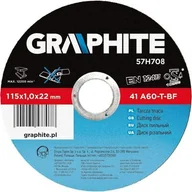 Materiały ścierne - Graphite Tarcza tnąca do metalu 125x2,5x22mm 57H708 - miniaturka - grafika 1