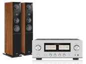 Zestawy stereo - Luxman L-505Z (srebrny) + Classic 35 (orzech) - miniaturka - grafika 1