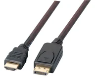 Adaptery i przejściówki - EFB Elektronik K5561SW.5V2 adapter kablowy 5 m DisplayPort HDMI Czarny - miniaturka - grafika 1