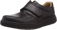 Klapki i japonki męskie - Clarks Un Abode męskie klapki, czarny - Schwarz Black Leather - 41.5 EU - miniaturka - grafika 1