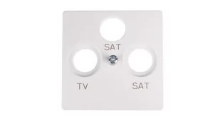 Simon Ramka Kontakt 82 gniazda antenowego SAT-SAT-RTV 82038-30 - Klawisze i ramki - miniaturka - grafika 1