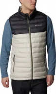 Kamizelki męskie - Columbia Columbia Powder Lite Vest 1748031278 Beżowe L - miniaturka - grafika 1
